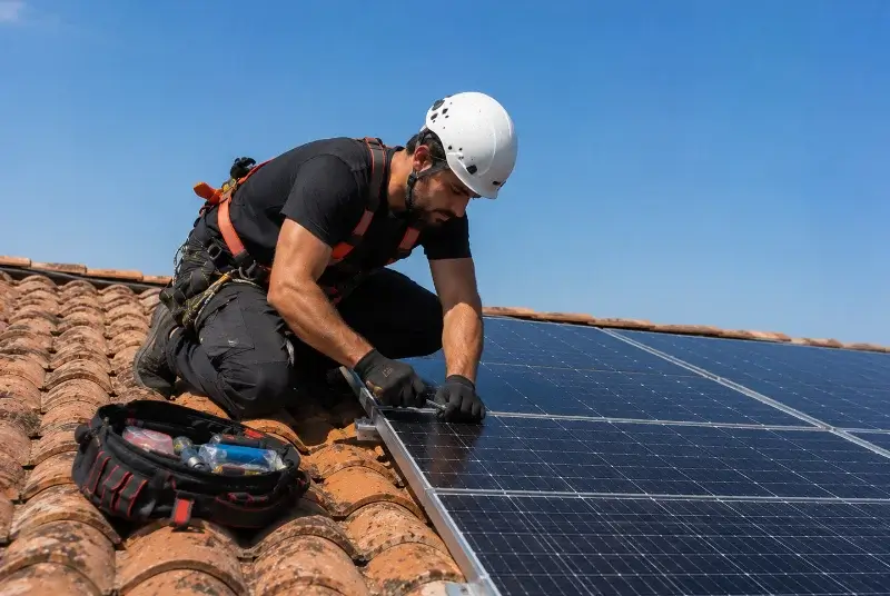 Maintenance et monitoring de panneaux solaires à Tardets-Sorholus